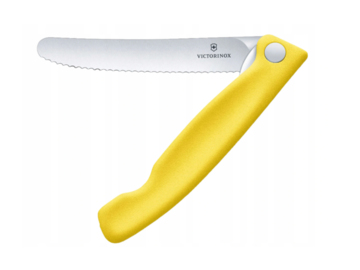 Victorinox Składany Nóż do warzyw i owoców Swiss Classic żółty