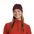 Buff czapka wełna merino lightweight garnet