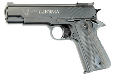 Pistolet AIR-SOFT ASG GNB, STI Lawman Hop-up Czarny