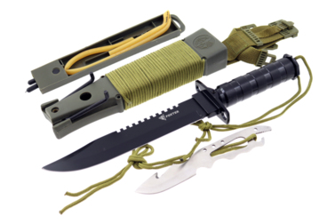 Nóż taktyczny Rambo Foxter komplet
