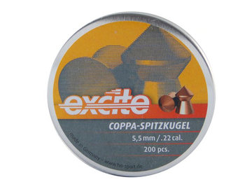 Śrut H&N Excite Coppa Spitzkugel miedziowany kal. 5.5 mm 