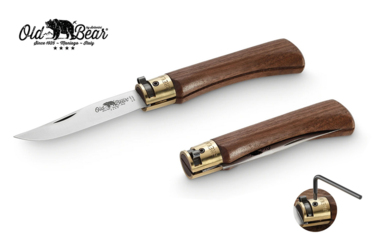 Nóż składany Antonini Old Bear KNF Walnut XL Satin Stainless