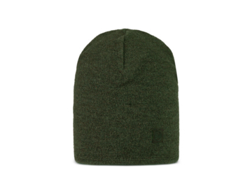Buff czapka z wełny merino fleece zielona cedar