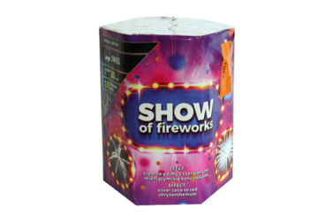 Wyrzutnia Show of Fireworks 19 strzałów wysoka