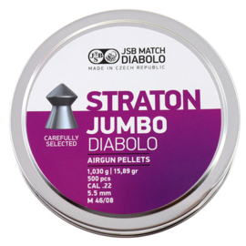 Śrut JSB Straton Jumbo Diabolo kal. 5.5 mm 500 sztuk
