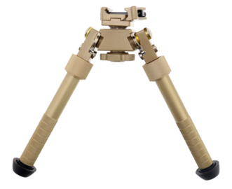 Bipod taktyczny z regulacją V8 Connection coyote na szynę 22mm