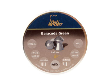 Śrut H&N Baracuda Green kal. 4,5 mm