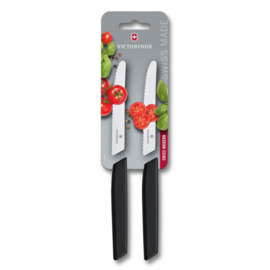 Noże Victorinox Swiss Modern 2 szt. 11 cm czarne