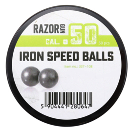 Kule gumowo metalowe Iron Speed Balls kal.50 op. 50 sztuk